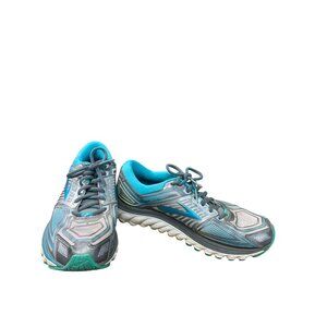 Brooks Glycerine 13 womans green gray running Sneakers shoes Size 10B SKU 9088